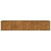 vidaXL Lit sur&eacute;lev&eacute; de jardin 200x40x40 cm acier corten