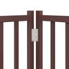 vidaXL Barri&egrave;re pour chien porte pliable 8 panneaux bois de peuplier