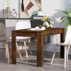 vidaXL Table &agrave; manger ch&ecirc;ne fum&eacute; 140x74,5x76 cm bois d'ing&eacute;nierie