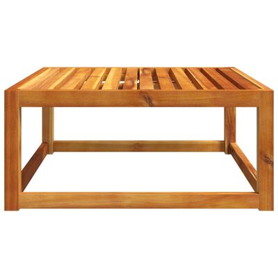 vidaXL Table de jardin 65x65x29 cm bois massif d'acacia