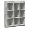 vidaXL Biblioth&egrave;que Gris B&eacute;ton 87,5 x 30 x 111 cm Bois d'ing&eacute;nierie