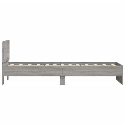 vidaXL Cadre de lit sans matelas avec lumières LED 90x190 cm