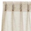 vidaXL Rideau en Voile 2 pcs Couleur sable 225 x 140 cm Polyester