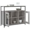vidaXL Buffet sonoma gris 100x35x80 cm bois d'ing&eacute;nierie