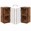 vidaXL Ensemble de mobilier de salle de bain 5 pcs Bois Ancien