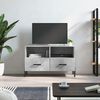 vidaXL Meuble TV Gris b&eacute;ton 80x36x50 cm Bois d'ing&eacute;nierie