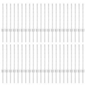 vidaXL Poteau de cl&ocirc;ture ench&acirc;ss&eacute; 44 pc Argent&eacute; 100 cm