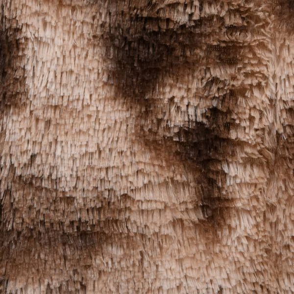 vidaXL Tapis &agrave; poils longs Taupe 200x140 cm