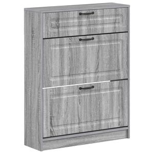 vidaXL Cabinet &agrave; chaussures UTRECHT 78 x 24 x 100 cm Bois d'ing&eacute;nierie