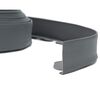 vidaXL Bordures de pelouse Gris 3000 x 4 x 5 cm Plastique