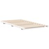 vidaXL Cadre de lit sur&eacute;lev&eacute; Blanc 80 x 200 cm Bois massif en pin