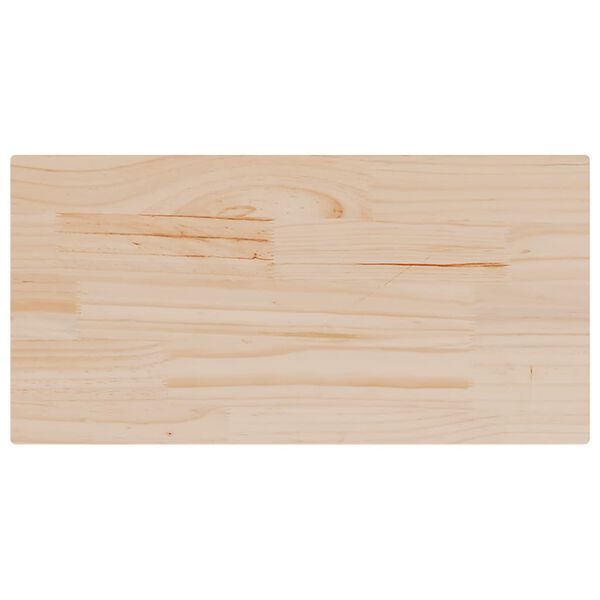 vidaXL Dessus de table 2 pcs 70x35x1,7cm rectangulaire bois pin massif
