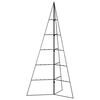 vidaXL Arbre de No&euml;l en m&eacute;tal pour d&eacute;coration noir 100 cm