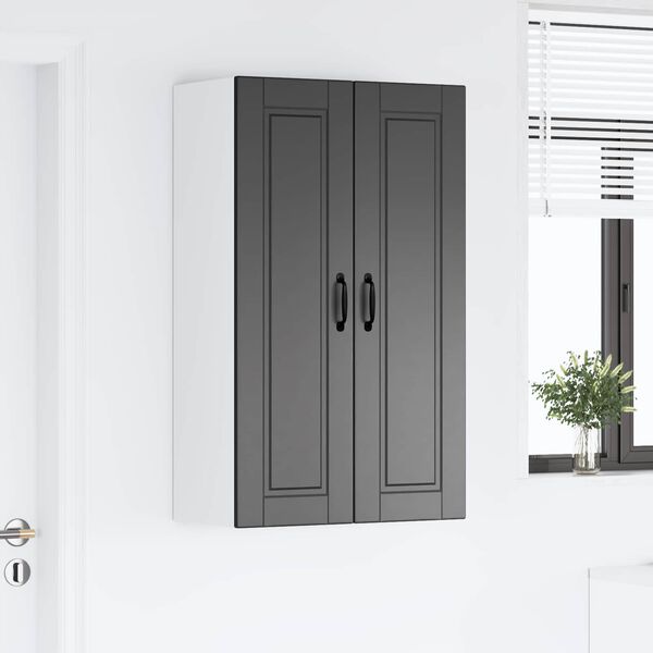 vidaXL Armoire de cuisine Noir 60 x 31 x 100 cm Bois d'ing&eacute;nierie