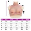 vidaXL Plastron en silicone naturel coupe B