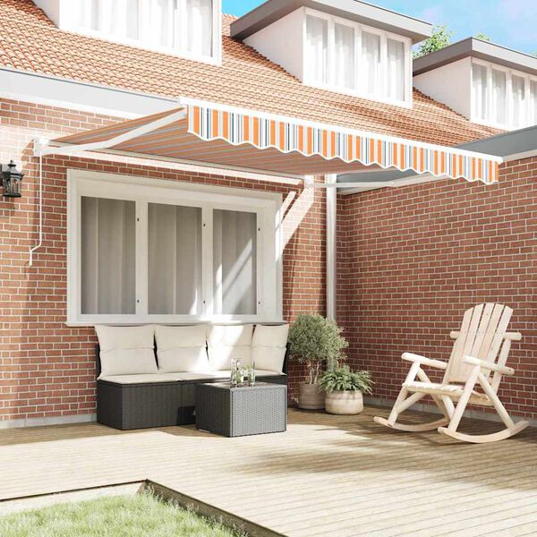 vidaXL Auvent Multicolore 300 x 250 x 165 cm Polyester
