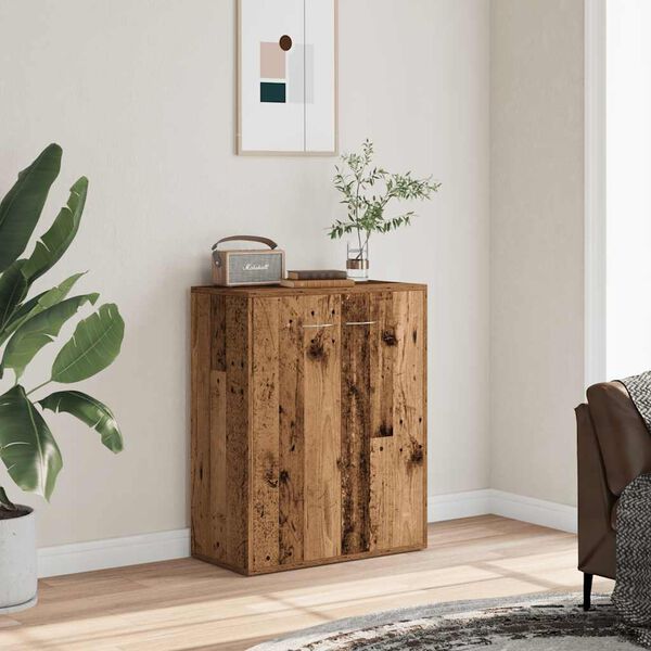 vidaXL Buffet vieux bois 60x30x75 cm bois d'ing&eacute;nierie