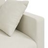 vidaXL Canap&eacute; Cr&egrave;me 158 x 78 x 80 cm Velours