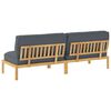vidaXL Ensemble de Canap&eacute;s avec coussin Anthracite 240 x 80 x 69 cm