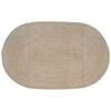 vidaXL Tapis de surface Blanc 205 x 305 cm Jute