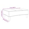 vidaXL Repose-pied bleu 77x55x31 cm velours
