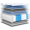 vidaXL Matelas &agrave; ressorts ensach&eacute;s moyen 140x200 cm