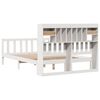 vidaXL Lit bibliothèque sans matelas blanc 140x200 cm bois pin massif