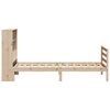 vidaXL Lit biblioth&egrave;que sans matelas 90x190 cm bois de pin massif