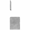 vidaXL Ensemble de meubles de salle de bain 2 pcs gris b&eacute;ton