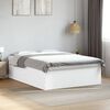 vidaXL Cadre de lit sans matelas blanc 150x200 cm