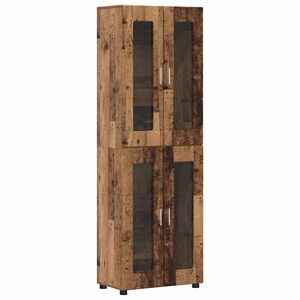 vidaXL Haut Armoire FLORIN 60 x 35 x 182 cm Bois ancien