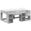 vidaXL Cadre de lit pour enfants avec rangement Gris b&eacute;ton 80 x 160 cm
