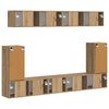 vidaXL Ensemble meuble TV 5 pcs Ch&ecirc;ne artisanal Bois d'ing&eacute;nierie