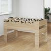 vidaXL Table de Football Ch&ecirc;ne Sonoma 146,5 x 74 x 85 cm