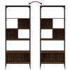 vidaXL Biblioth&egrave;que 5 niveaux ch&ecirc;ne marron 76x33x188,5 cm