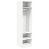 vidaXL Garde-robe Blanc 50x50x200 cm Bois d'ing&eacute;nierie