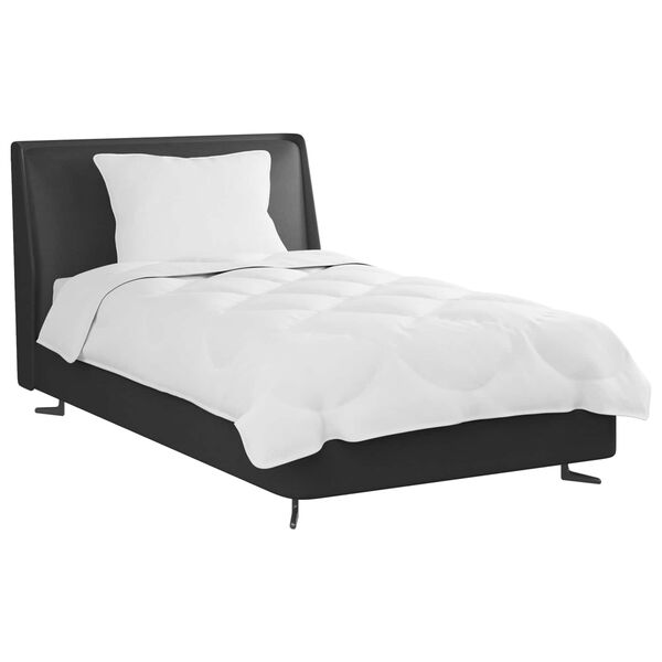 vidaXL Ensemble de Duvet avec oreiller 2 pcs Blanc Microfibre