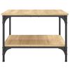 vidaXL Table basse ch&ecirc;ne sonoma 55x55x40 cm bois d'ing&eacute;nierie