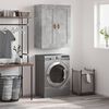 vidaXL Armoire murale gris b&eacute;ton 69,5x34x90 cm bois d'ing&eacute;nierie