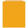 vidaXL Meuble TV jaune moutarde 99x39x44 cm acier
