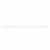 vidaXL &Eacute;tag&egrave;res murales 2 pcs Blanc brillant 100x9x3 cm