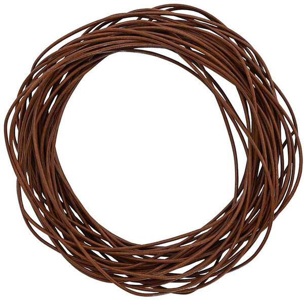 vidaXL Corde en Cuir Marron Clair &Oslash;1,5 mm x 10 m Cuir