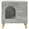 vidaXL Maison pour chat B&eacute;ton 51 x 30 x 52 cm Bois d'ing&eacute;nierie