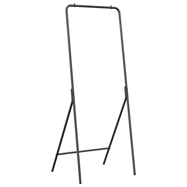 vidaXL Porte-v&ecirc;tements Noir 60 x 53 x 155 cm Acier