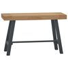 vidaXL Banc 80 cm Bois massif de teck