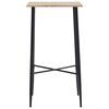 vidaXL Ensemble de bar 5 pcs Tissu Gris clair