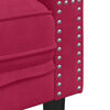 vidaXL Canap&eacute; Chesterfield avec traversins 3 places velours