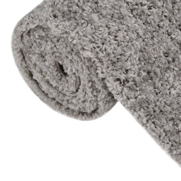 vidaXL Tapis shaggy &agrave; poils longs Gris 120x170 cm