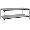 vidaXL Table basse Sonoma gris 80x50x40 cm Bois d'ing&eacute;nierie