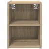 vidaXL Armoire suspendue avec stockage Ch&ecirc;ne Sonoma 30 x 29,5 x 40 cm